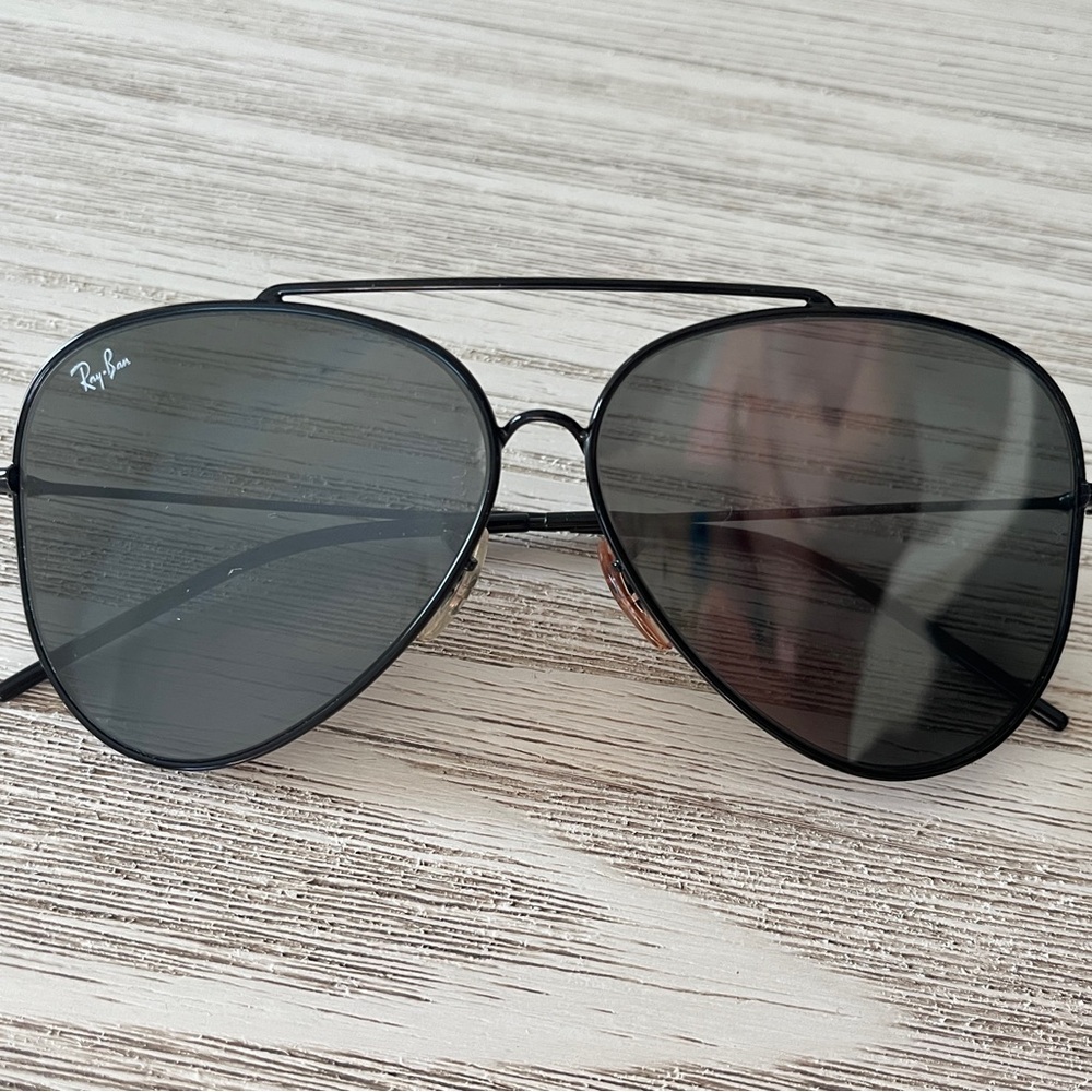 Ray-Ban sunglasses AVIATOR TOTAL BLACK unisex